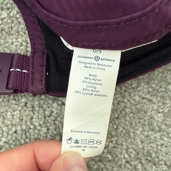 Lululemon Athletica Deep Purple Cap - Picture 3 of 3